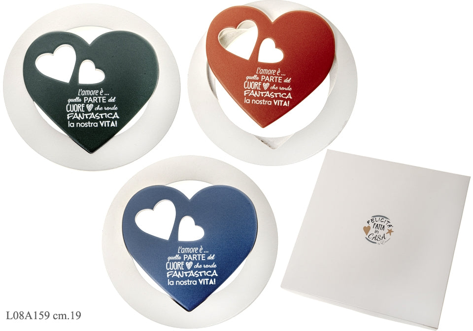 Sottopentola amore (3 pezzi)