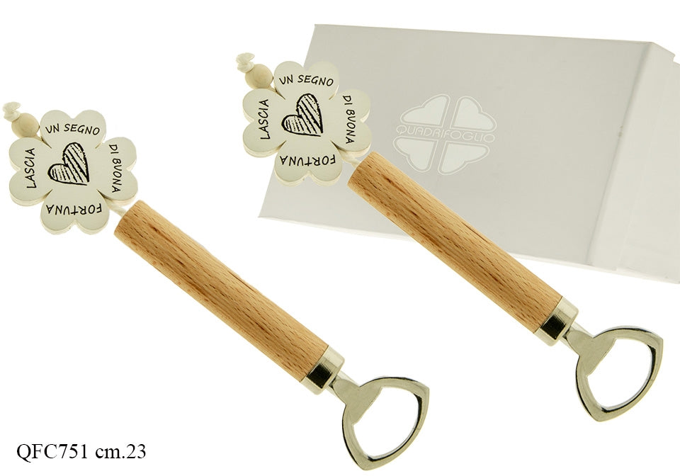 Apri bottiglia Renoir legno e metallo
