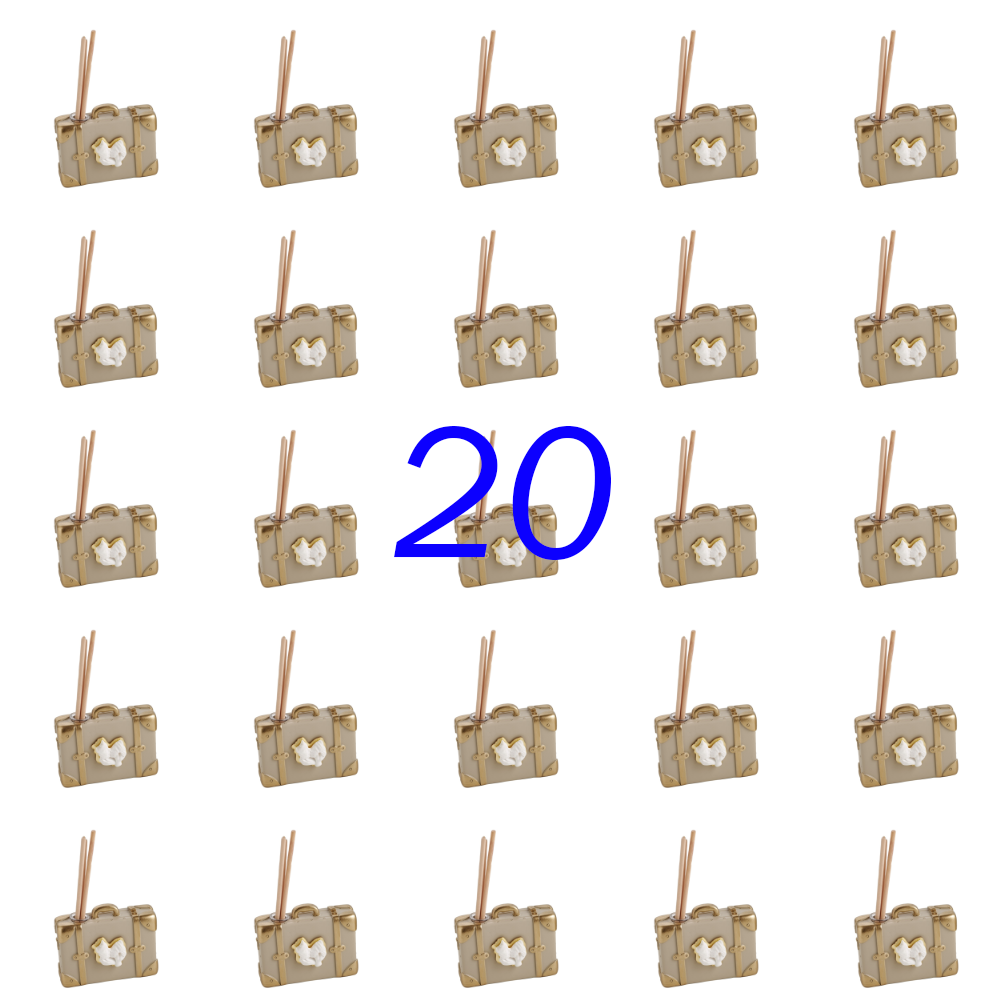 Set Profumatore Valigetta Coppia Bacio Set 20