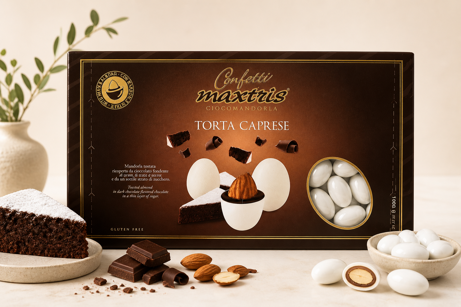 Maxtris/ ciocomandorla Torta Caprese