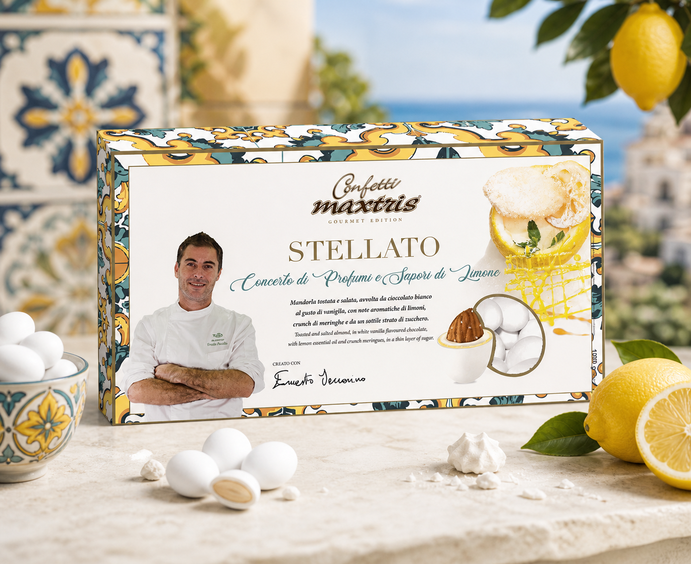 Maxtris/ ciocomandorla stellato “concerto di limoni”