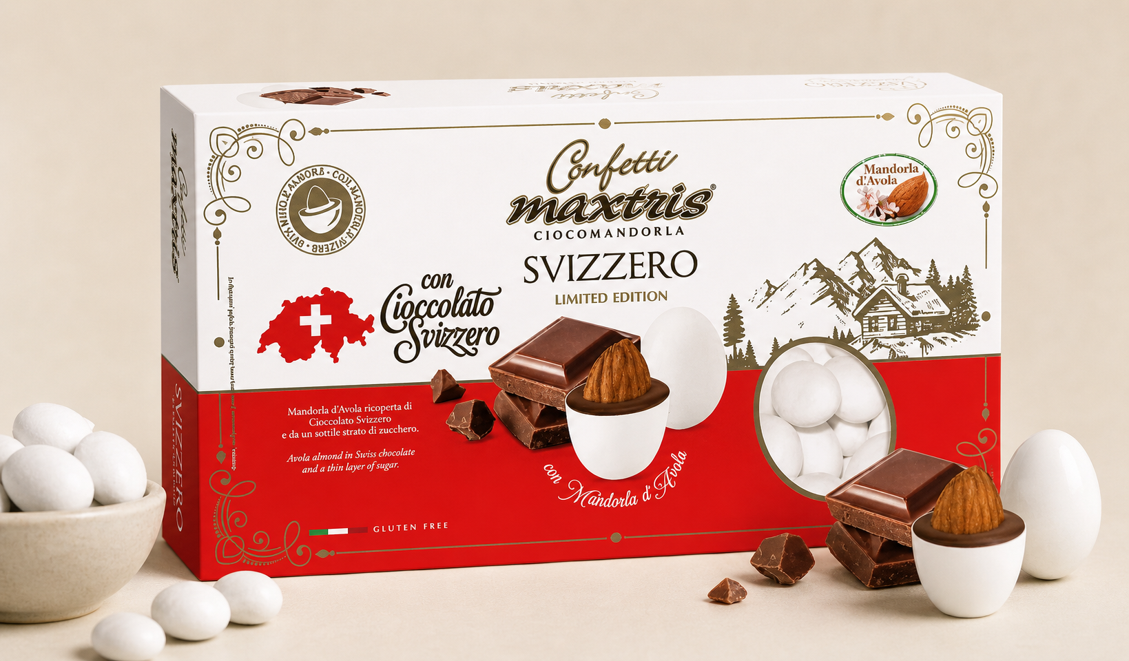 Maxtris/ ciocomandorla Svizzero LIMITED EDITION