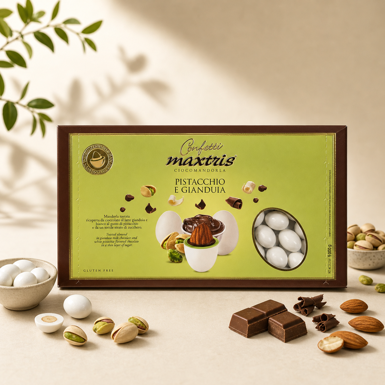Maxtris/ Pistacchio e Gianduia