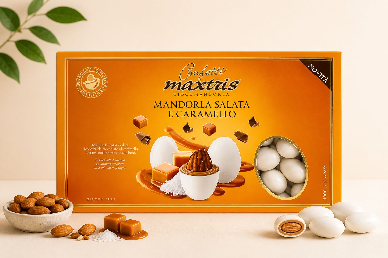 Maxtris/ ciocomandorla Mandorla salata e Caramello