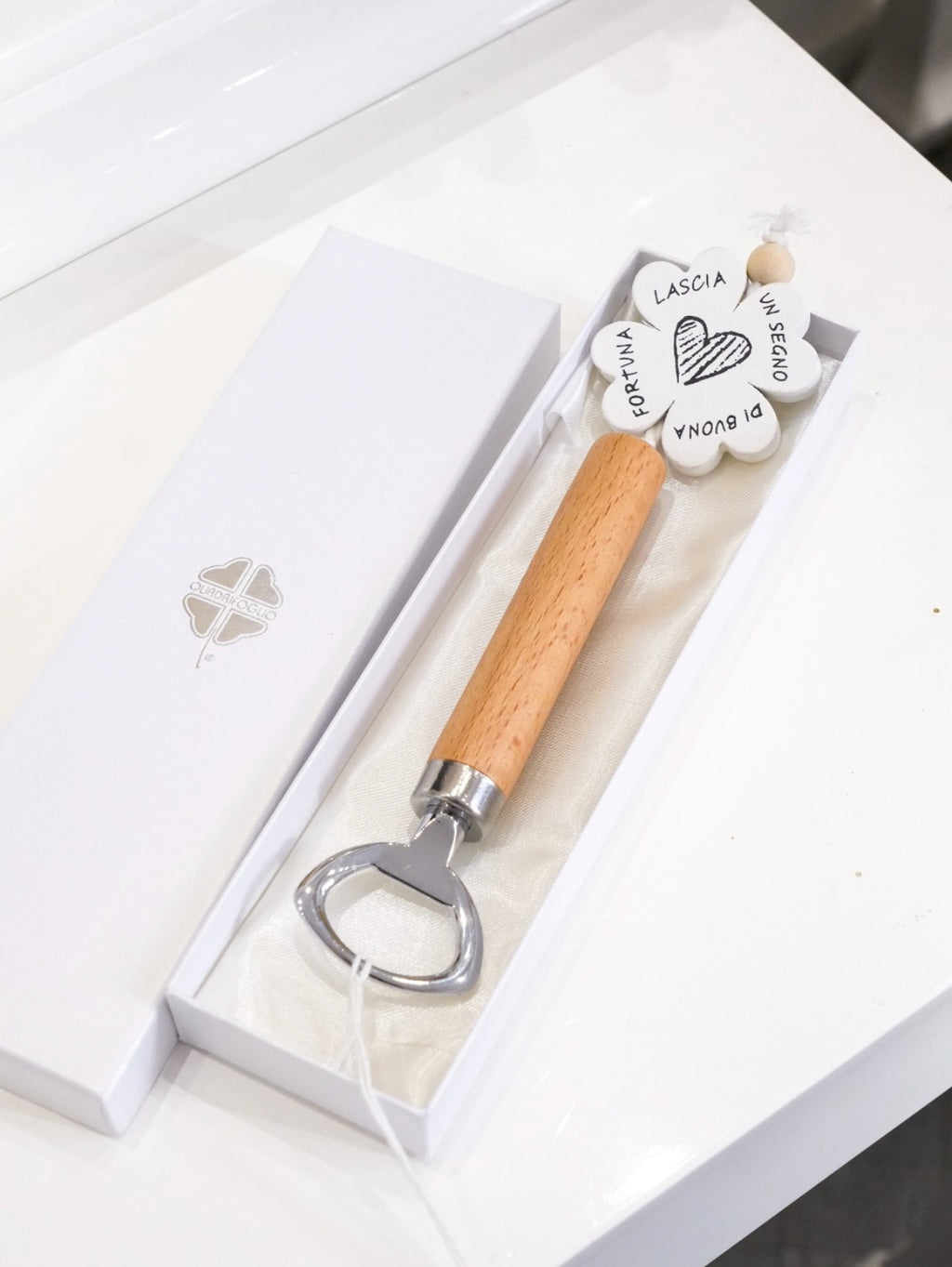 Apri bottiglia Renoir legno e metallo