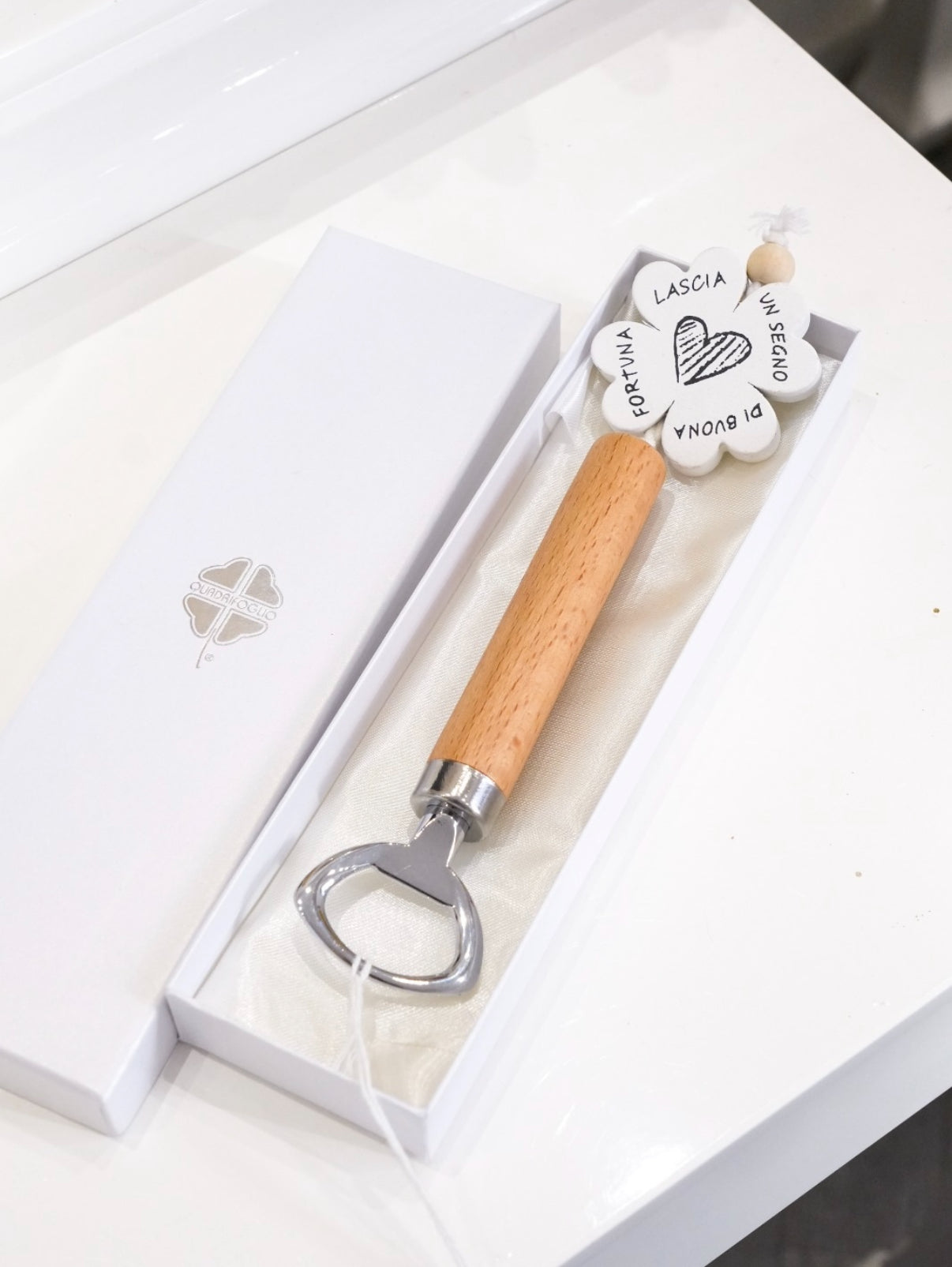 Apri bottiglia Renoir legno e metallo