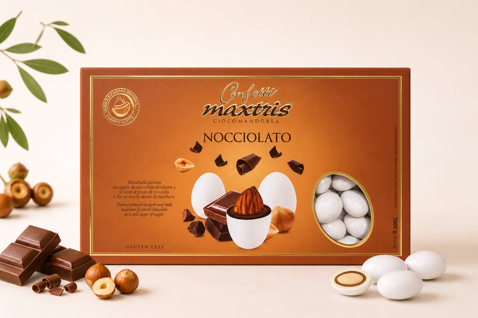 Maxtris/ ciocomandorla Nocciolato