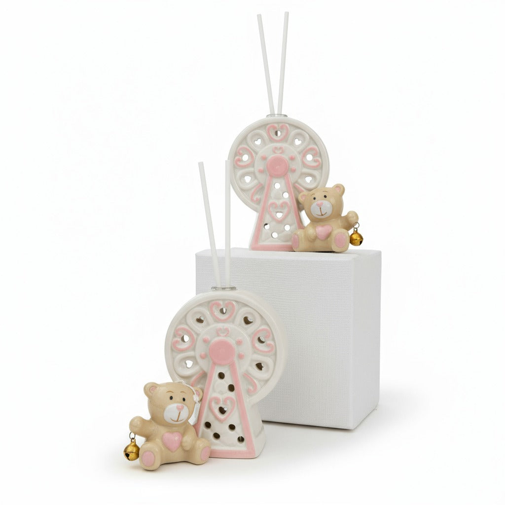 Set Profumatore Orsetto giostra c/LED