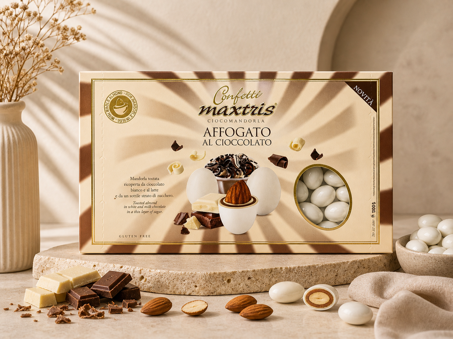 Maxtris/ ciocomandorla Affogato al cioccolato
