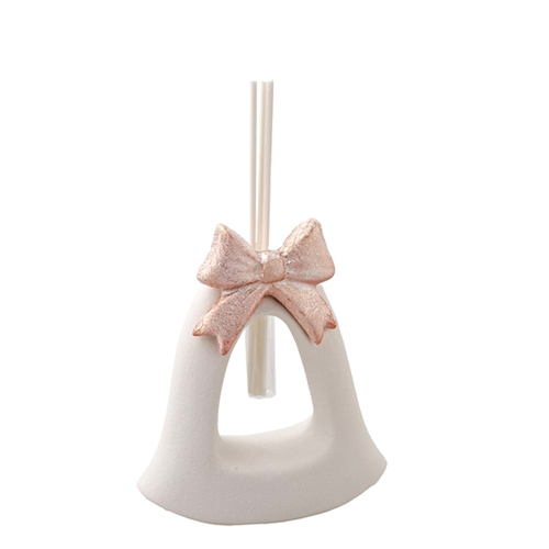 Set Profumatore Campana Fiocco Rosa